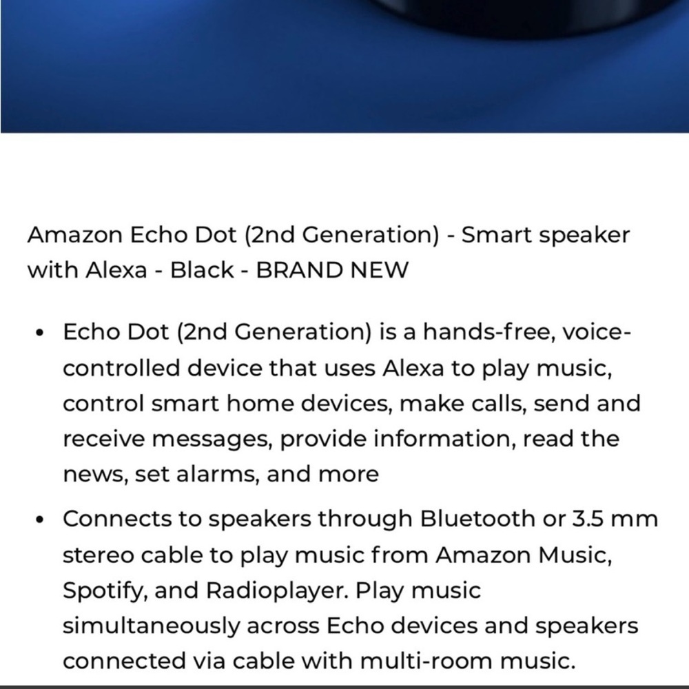 Amazon dot com - Picture 2 of 3